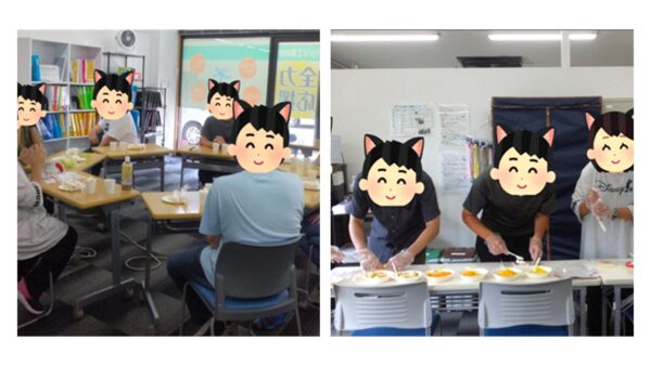 【パッソ刈谷校】「フルーツロールサンド作り」と「夏の思い出トーク」